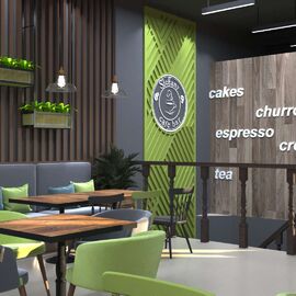 Дизайн интерьера кафе Steffany от дизайн студии Graffit