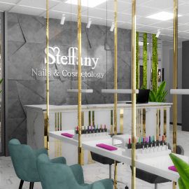 Дизайн салона красоты Steffany в Ровно от дизайн студии Graffit