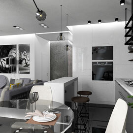 Дизайн интерьера квартиры в ЖК Фаворит от дизайн студии Graffit