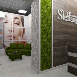 Дизайн салона красоты Steffany в Житомире от дизайн студии Graffit