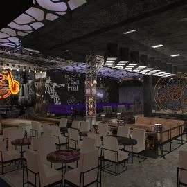 Дизайн кафе Pappa Jazz в Житомире от дизайн студии Graffit